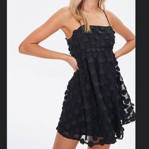 Black Polka Dot Cami Dress